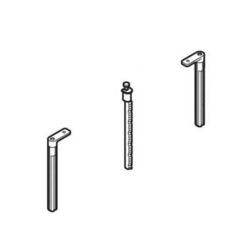 Kit de tiges de déclenchement pour la plaque 300T Geberit | Réf: 240.323.00.1 | Pour réservoirs encastrés 110.620 / NUVO des année 1995 à 2012
