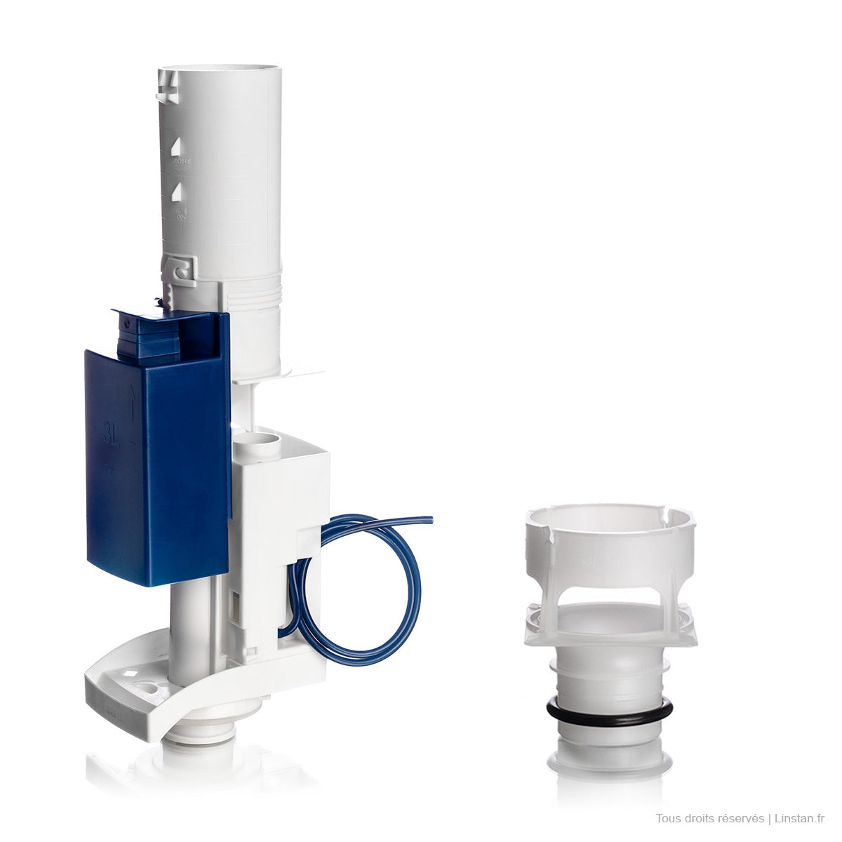 mécanisme avec son culot grohe