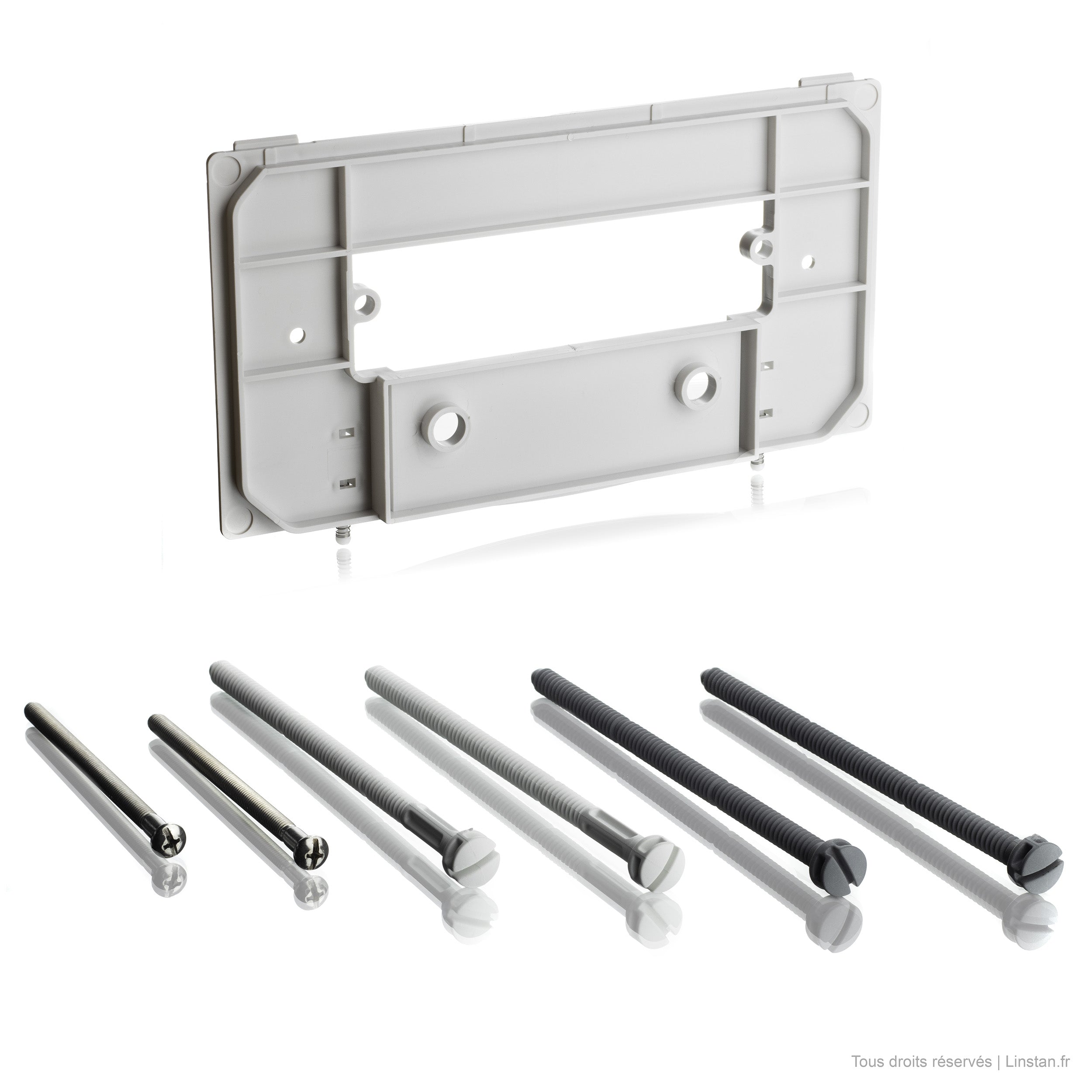 Plaque de commande Bâti 500 Siamp | Réf: 34 0152 10 | Finition blanche