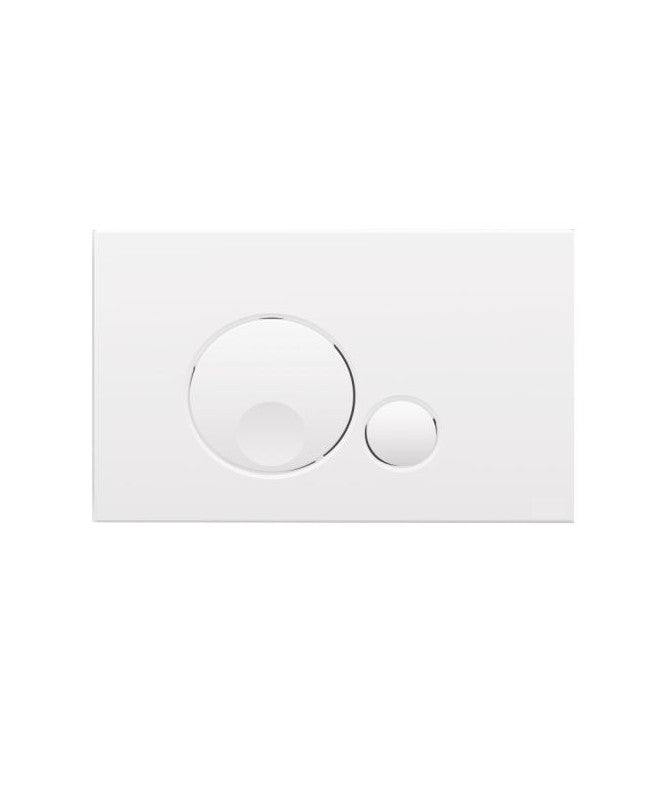 Globe Series Regiplast / Oli Flush Plate | Ref: 187B | White Finish