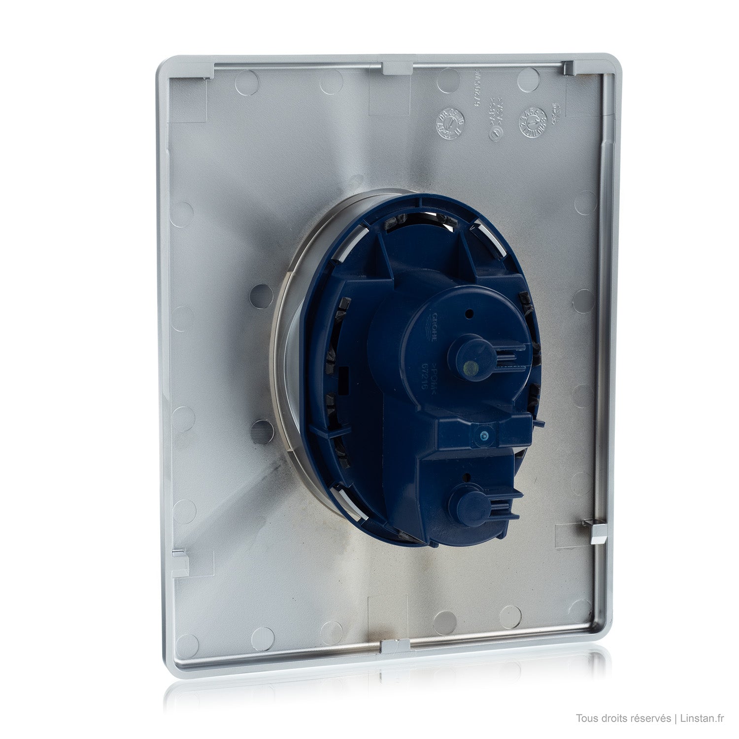 Plaque de commande Grohe - Réf 38505P00 | Modèle Skate Air - Finition chromé mat | WC encastré