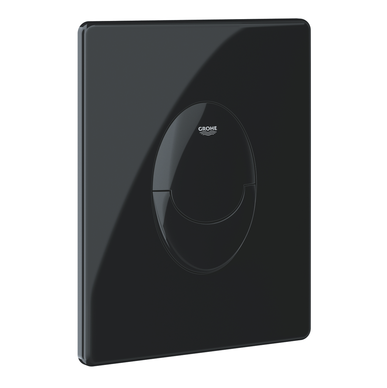 Plaque de commande Grohe - Réf 38505KV0 | Modèle Skate Air - Finition glossy noir | WC encastré