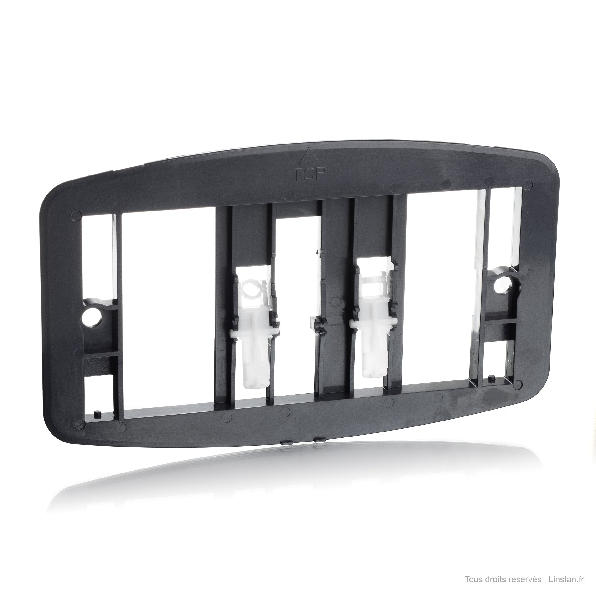 Regiplast / Oli double flush plate | Ref: 1620B | White finish