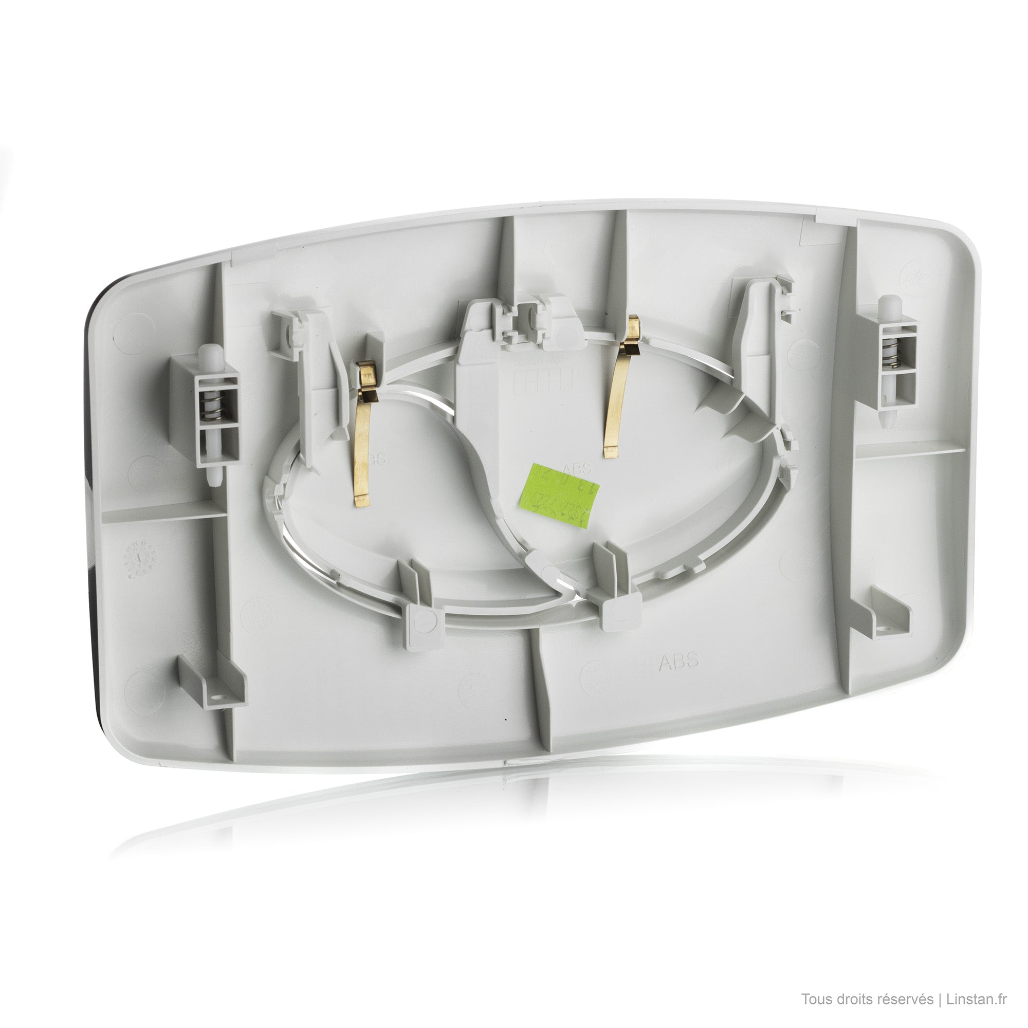 Regiplast / Oli double flush plate | Ref: 1620B | White finish