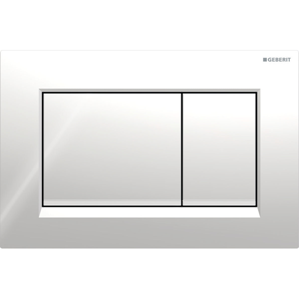 Geberit Sigma30 flush plate | 2 chrome finishes