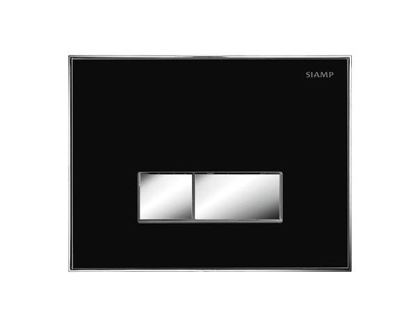 Reflet 90 Ingenio Siamp control plate | Ref: 31 1961 60 | Glossy black chrome finish
