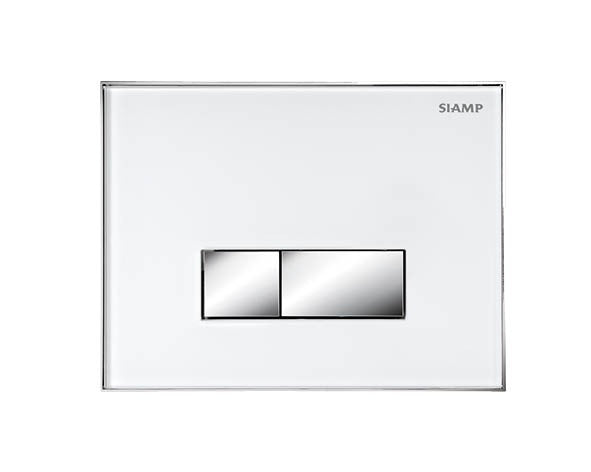 Reflet 90 Ingenio Siamp control plate | Ref: 31 1964 60 | Glossy white chrome finish