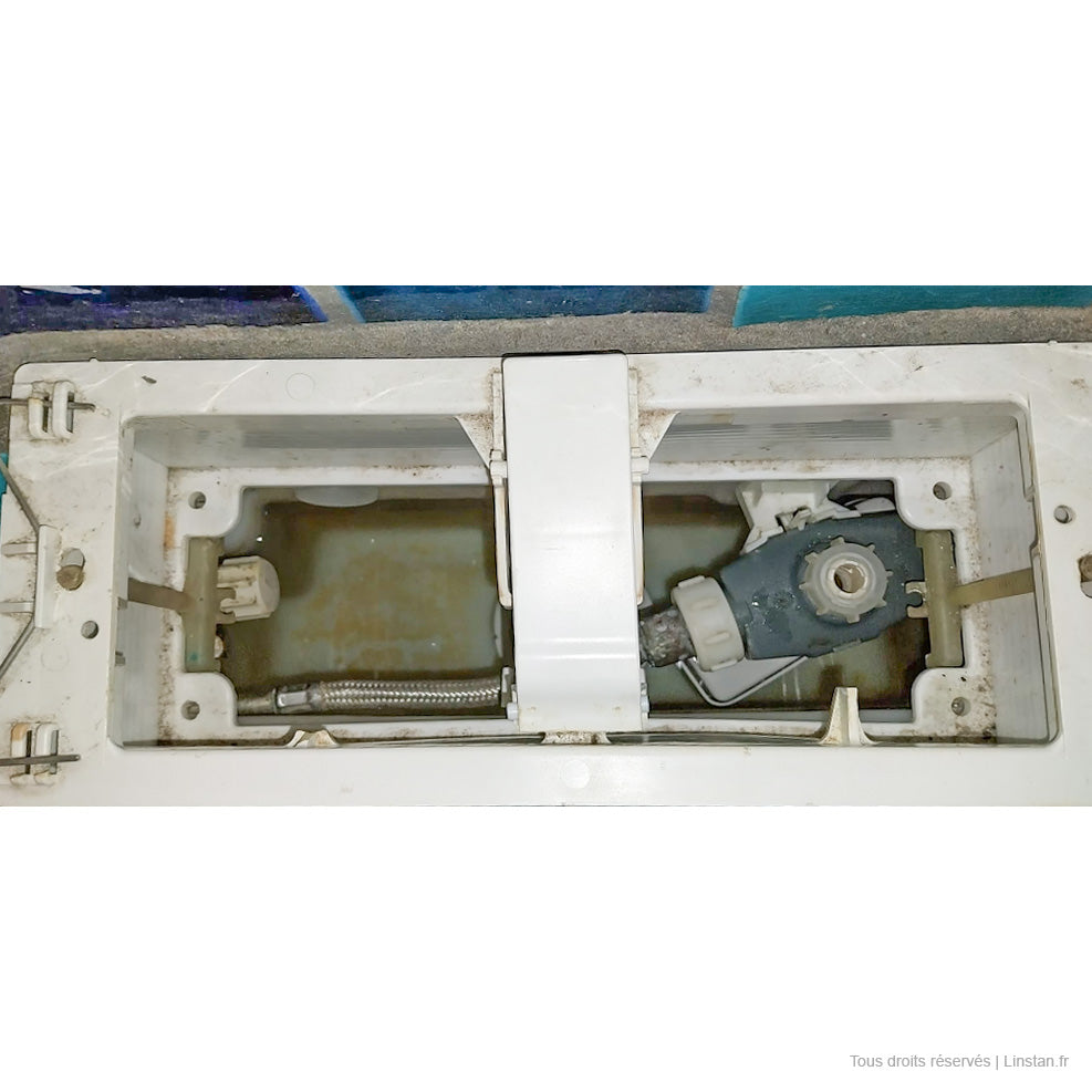 Erweiterter Umbausatz für Geberit 300T Platte | Art.-Nr.: 240.178.00.1 | Für Einbautanks 110.620 / NUVO von 1986 bis 1994