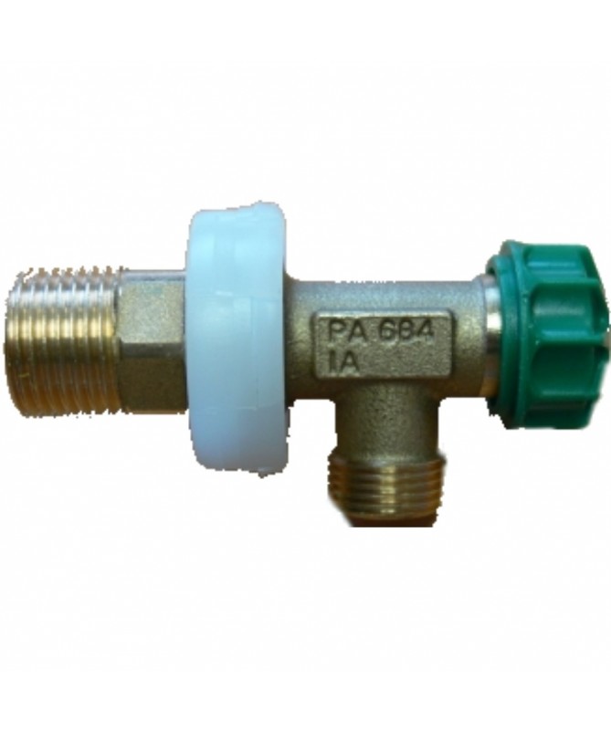 Robinet d’arrêt à volant Regiplast / Oli | Réf: 740003 | Pour réservoir encastré Futura 74