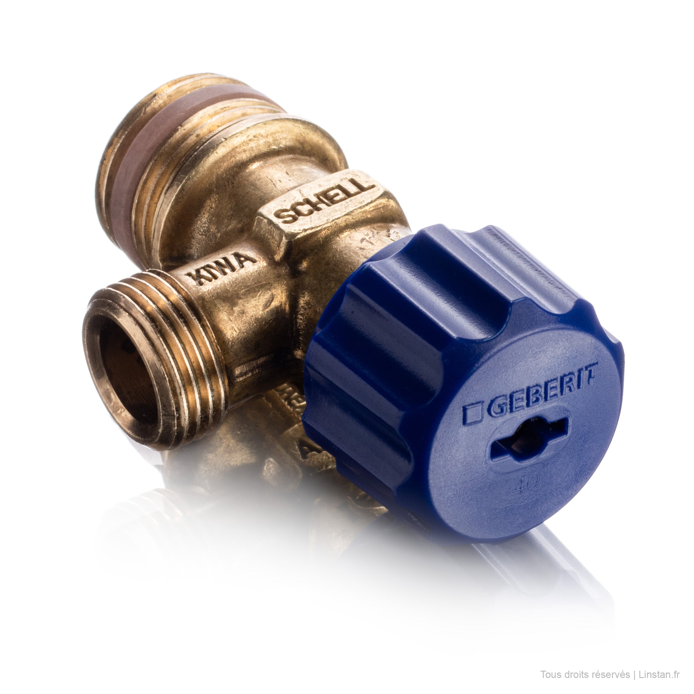 Geberit Handrad-Absperrventil | Art.-Nr.: 216.599.00.1 | Für Twinline und 110.620 / NUVO Unterputzspülkästen