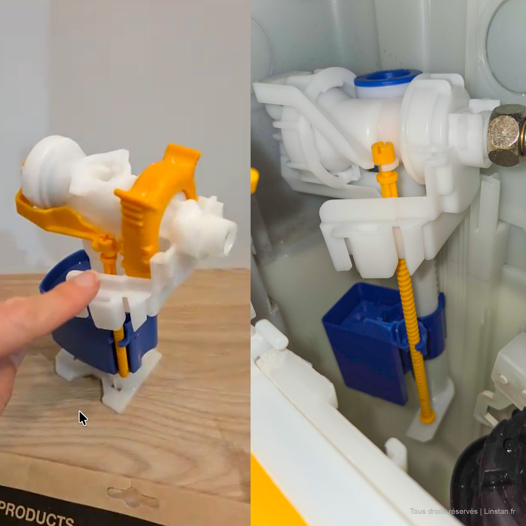 Robinet flotteur Regiplast / Oli référence 882495, anciennement 750002