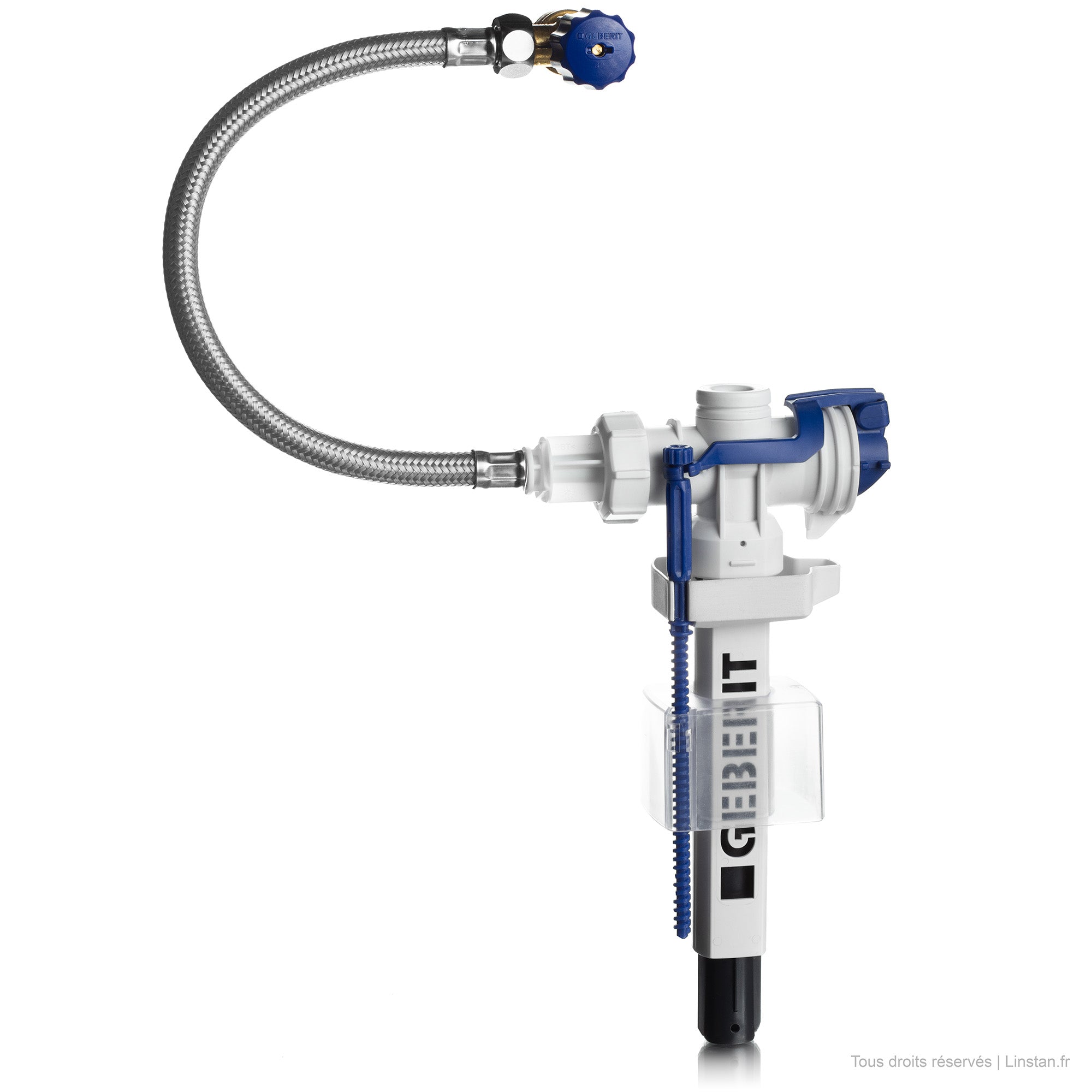 Robinet flotteur 380 Geberit + flexible | Réf 281.002.00.1 | Pour Twinline
