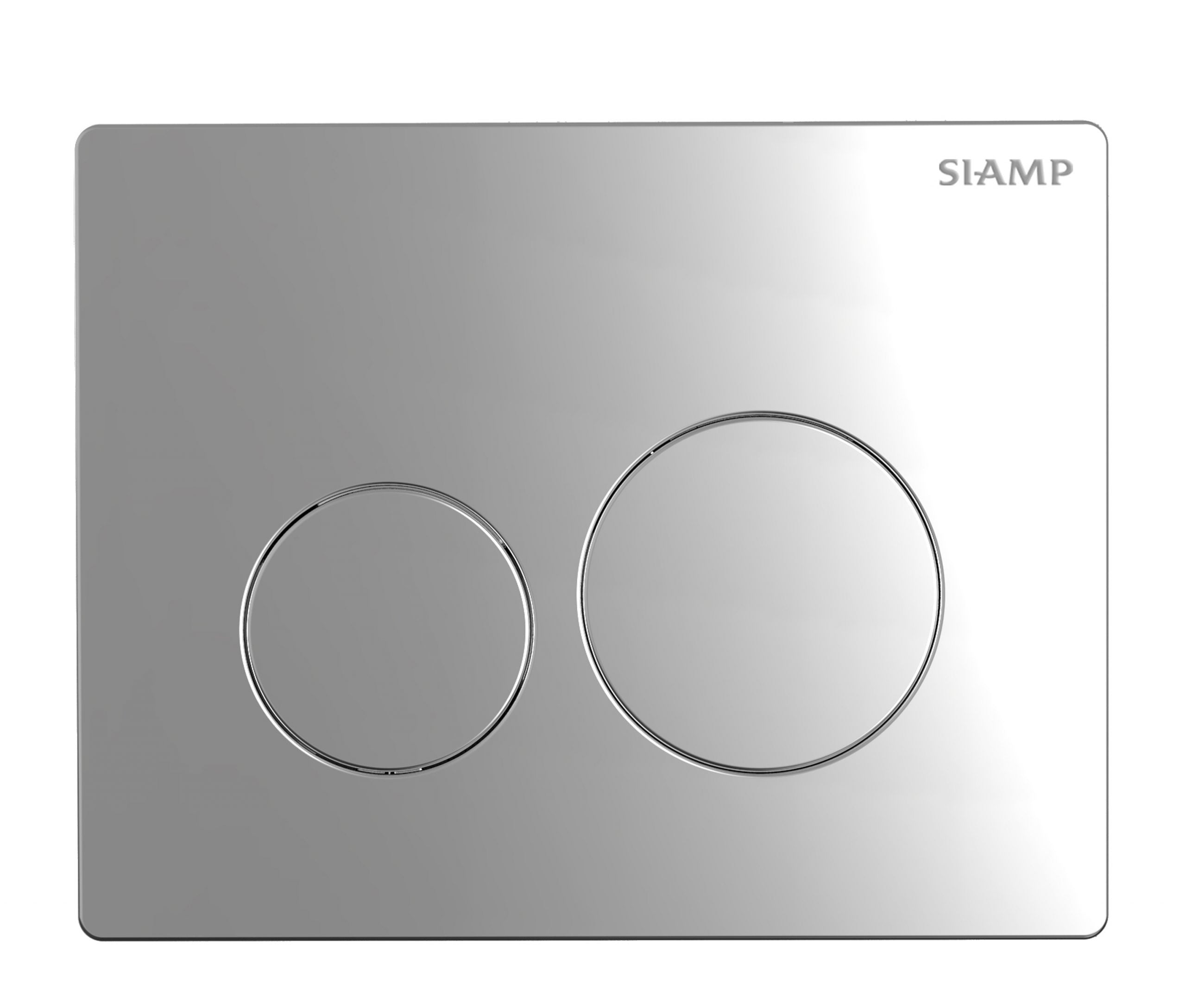 Siamp Ingenio Sphere control plate | Ref: 31 2612 60 | Glossy chrome finish