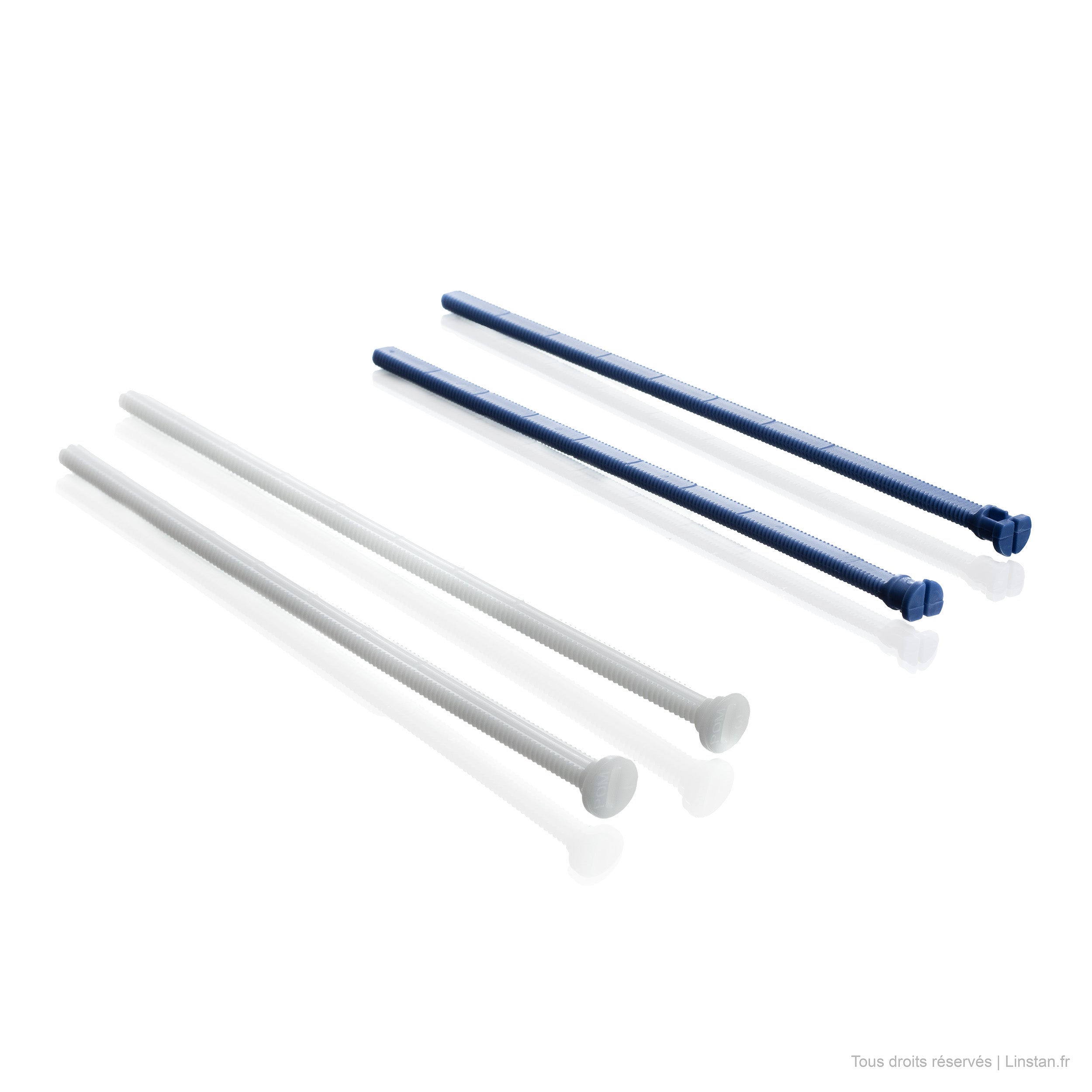 Double flush plate Ria series Regiplast / Oli | Ref: 172B | White finish