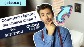 Comment réparer une fuite sur un WC suspendu encastré Grohe?