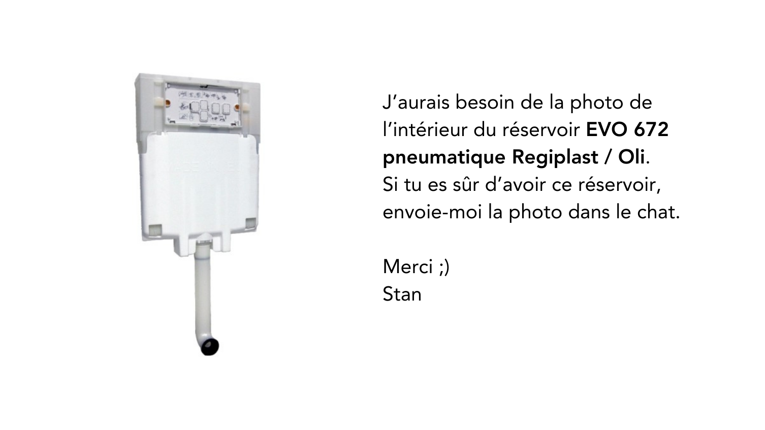 Entretien du réservoir EVO 672 Pneumatique Regiplast / Oli