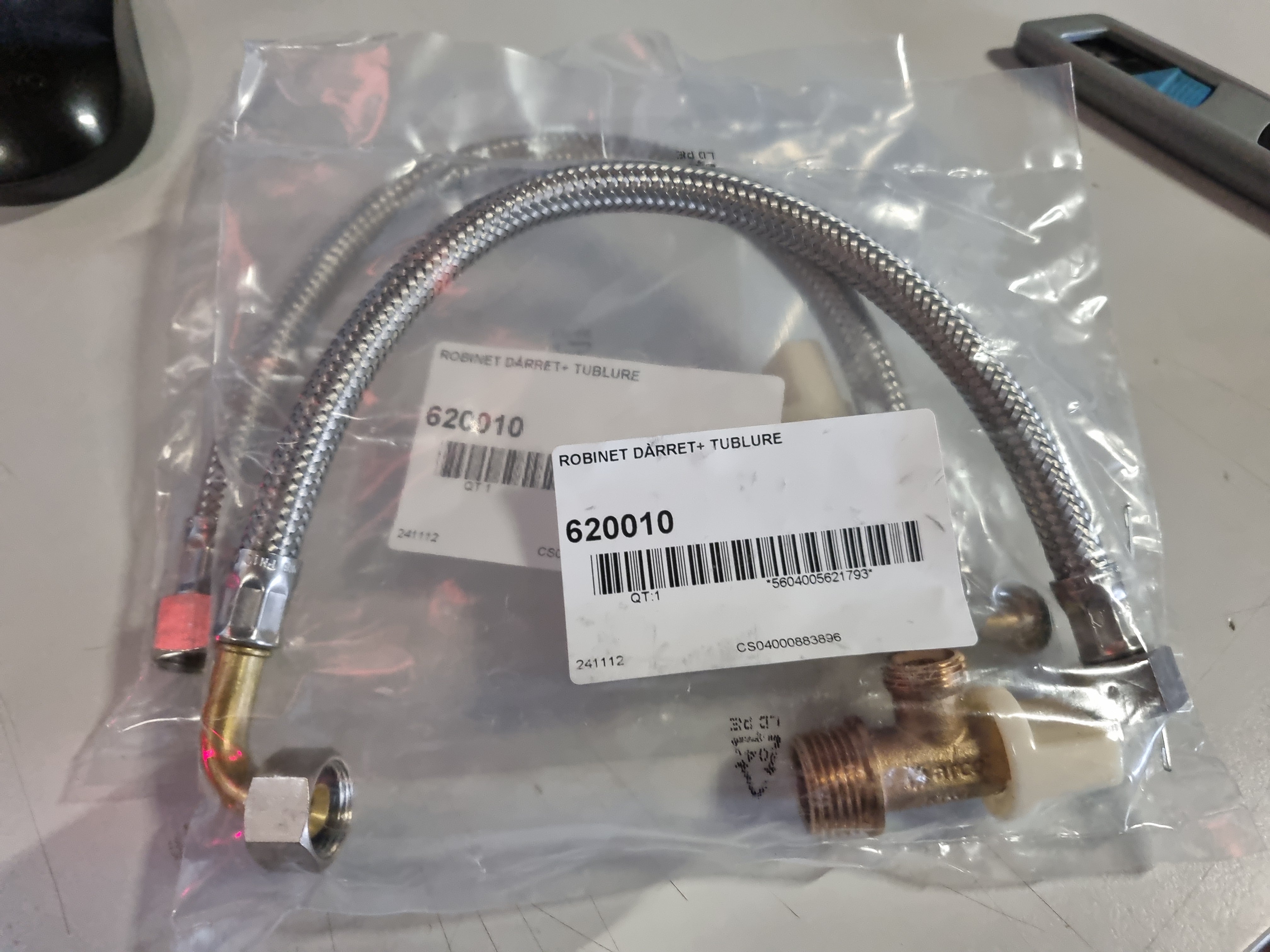 Regiplast / Oli Handrad-Absperrventil mit Flexschlauch | Art.-Nr.: 620010 | Für Eurofutura-Tank: REF 600, 620 und 601