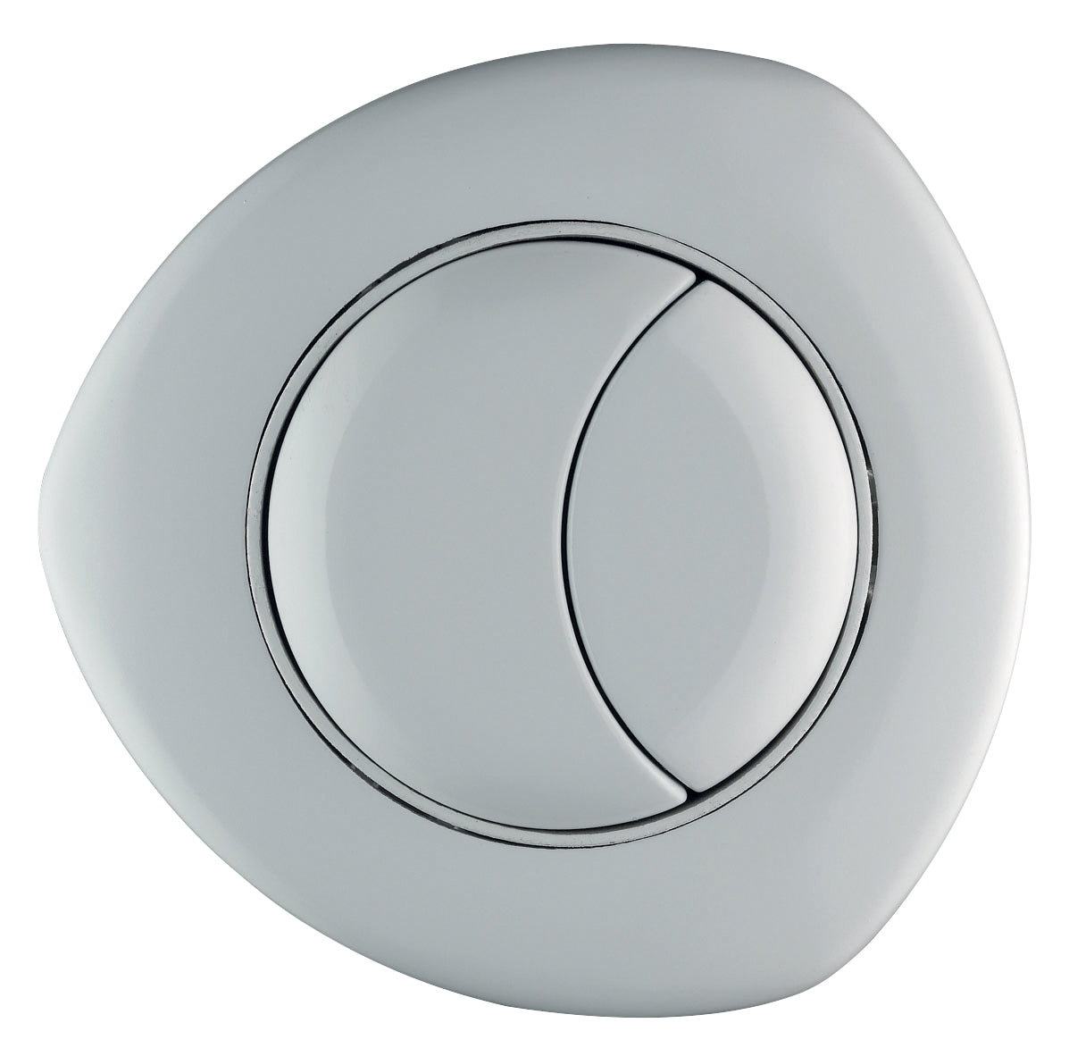 Commande déporté pneumatique Siamp | Réf: 31 2531 10 | Finition blanc | Pour réservoir encastré et apparent