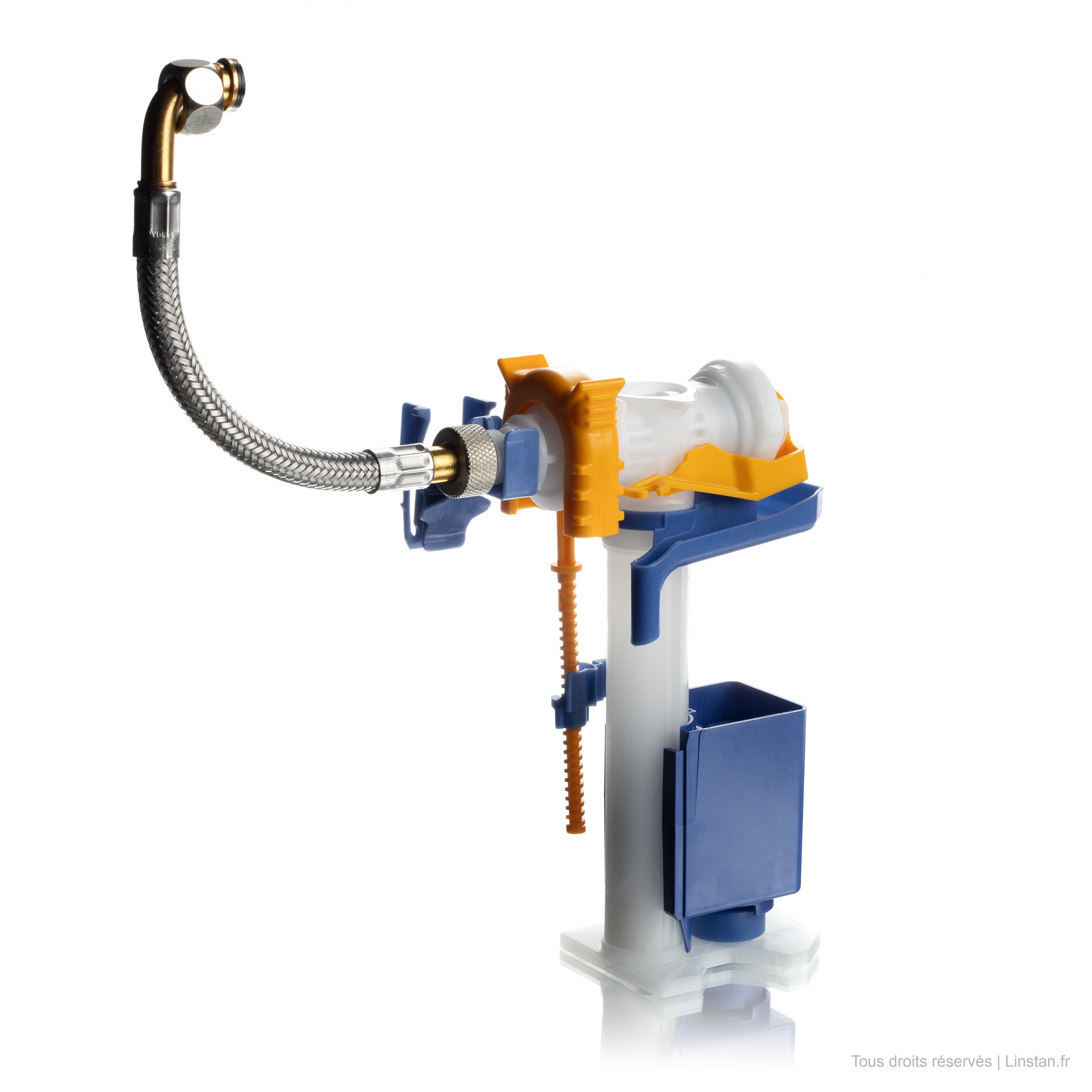 Robinet flotteur avec clip de fixation et flexible Regiplast / Oli | Réf:0800S | Pour réservoir REF 720 BATI 30720U