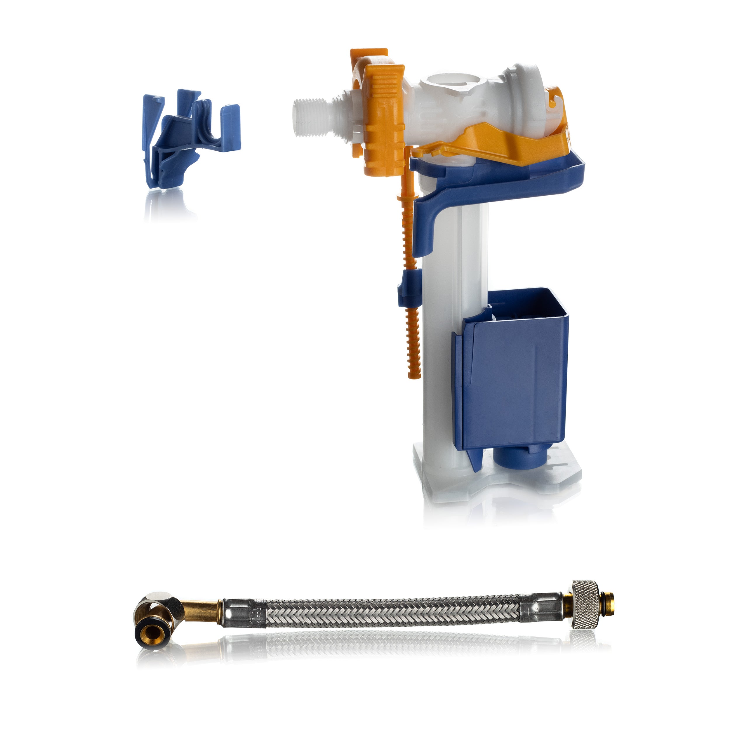 Robinet flotteur avec clip de fixation et flexible Regiplast / Oli | Réf:0800S | Pour réservoir REF 720 BATI 30720U