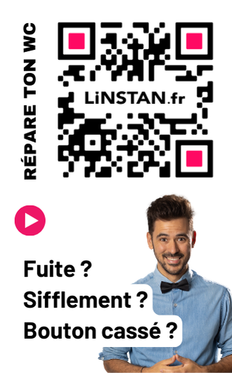 Sticker Qrcode maintenance chasse d'eau Linstan