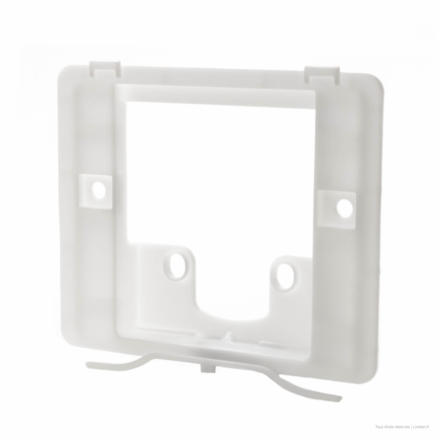 Plaque de commande Square Siamp | Réf: 31 2040 10 | Finition blanc / inserts chromés brillants