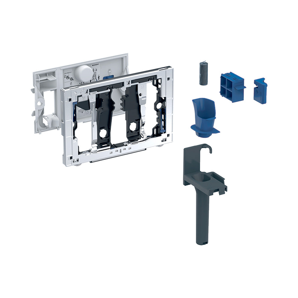 Tiroir stick duofrech geberit 115.063.21.1 chromé brillant réservoirs sigma 8 et up720