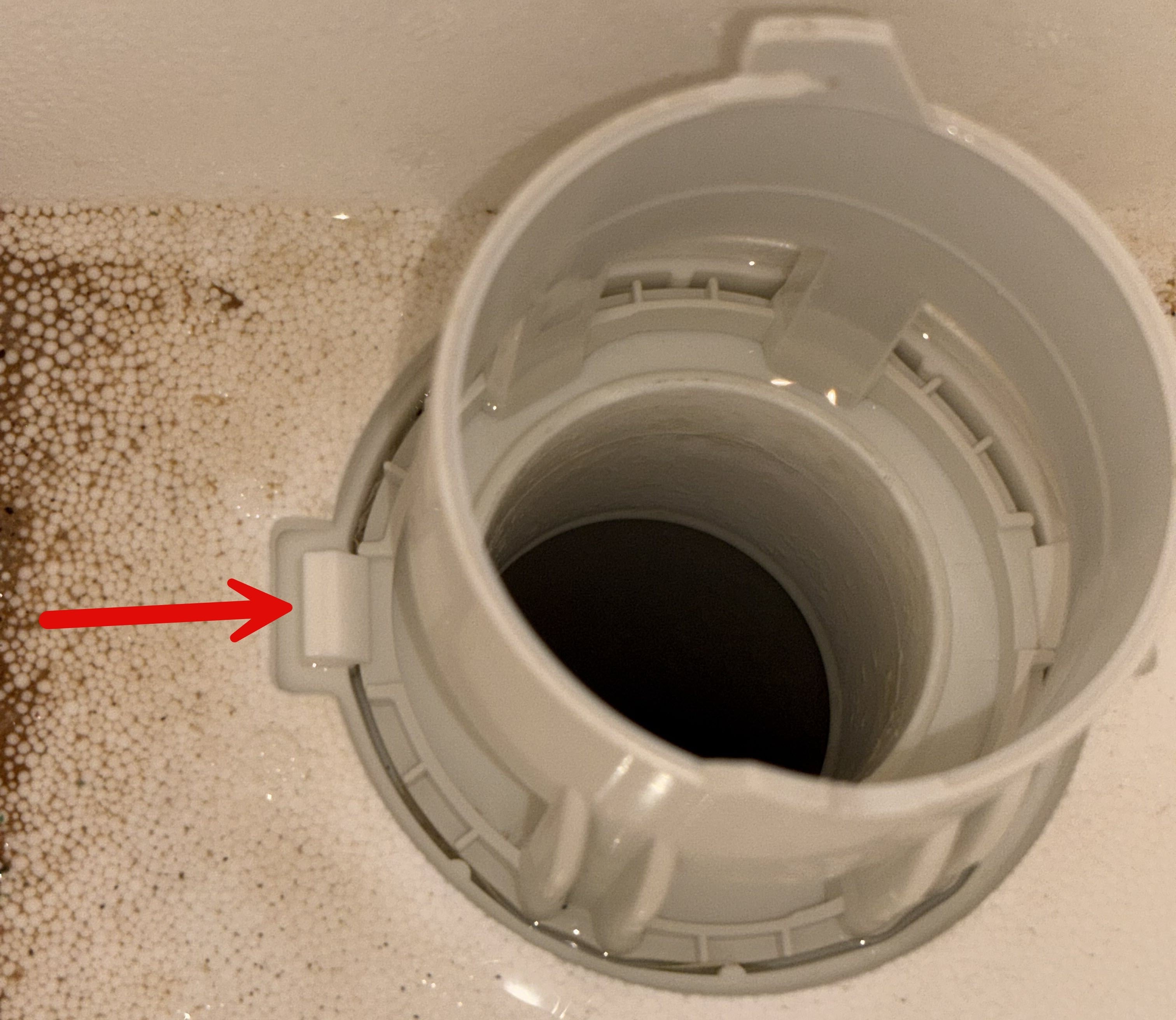 Regiplast / Oli Spülmechanismus, Sockel und Platte | Ref.: KITCE705 | Für Césame 70 Einbautanks ab 2016/2017
