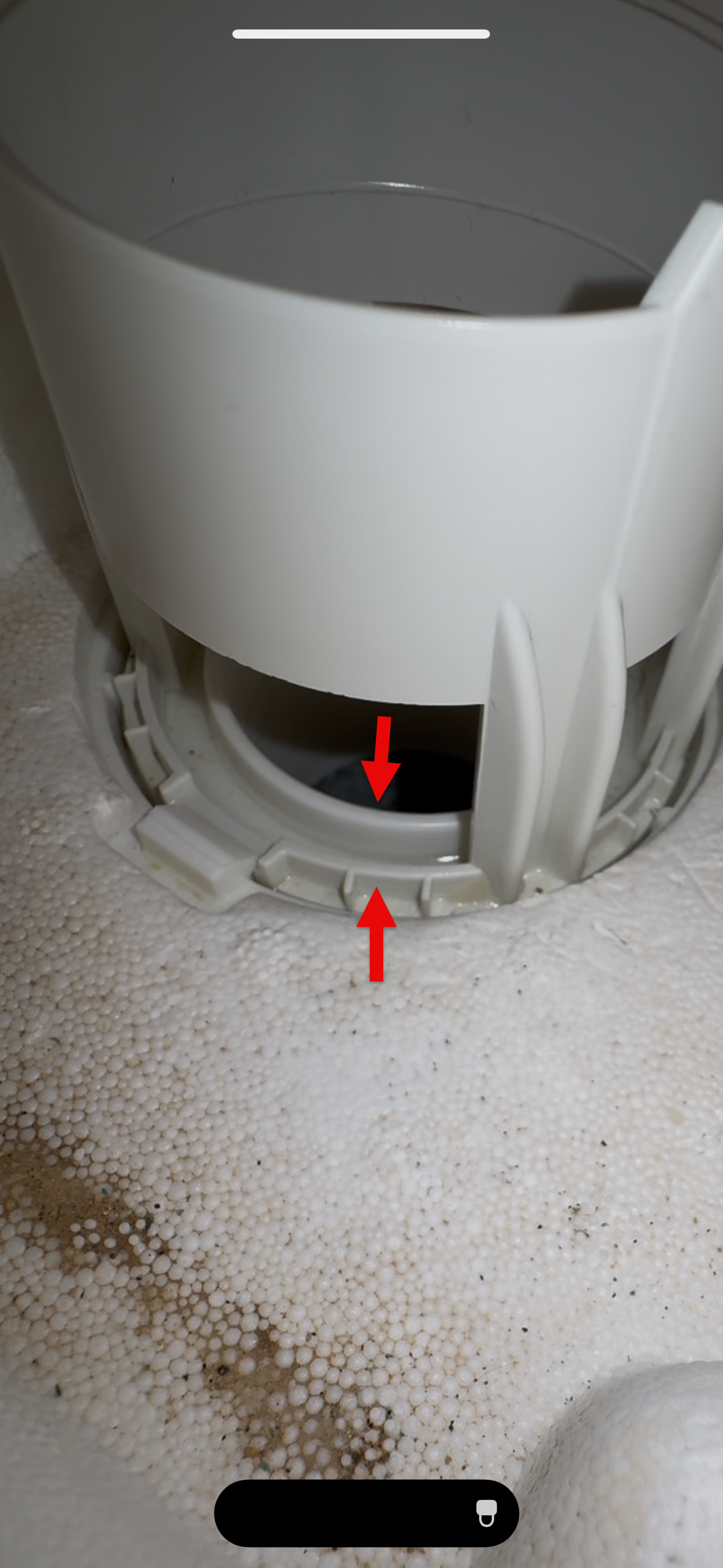 Regiplast / Oli Spülmechanismus, Sockel und Platte | Ref.: KITCE705 | Für Césame 70 Einbautanks ab 2016/2017
