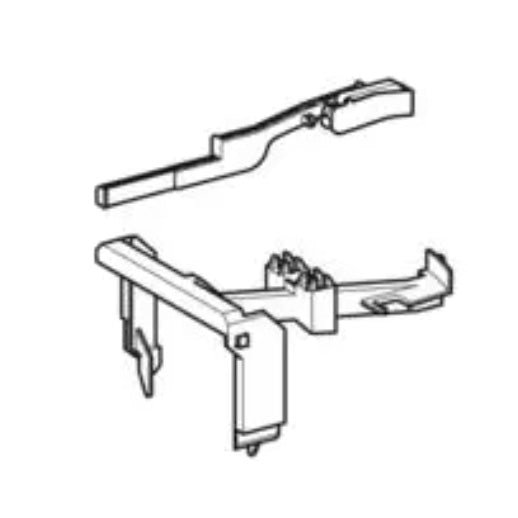 Console avec 1 levier de déclenchement Geberit | Réf: 240.948.00.1 | Pour réservoir apparent AP140