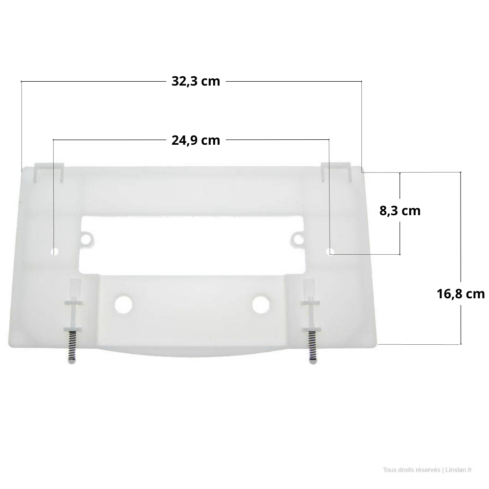 Châssis Siamp | Réf: 34 0250 07 | Pour réservoir encastré Bâti 535