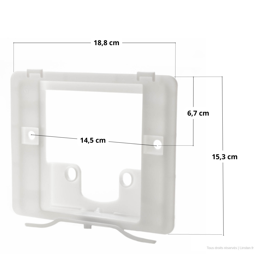 Châssis Siamp | Réf: 34 1158 07 | Pour réservoirs encastrés Verso 350 et Bâti 1100