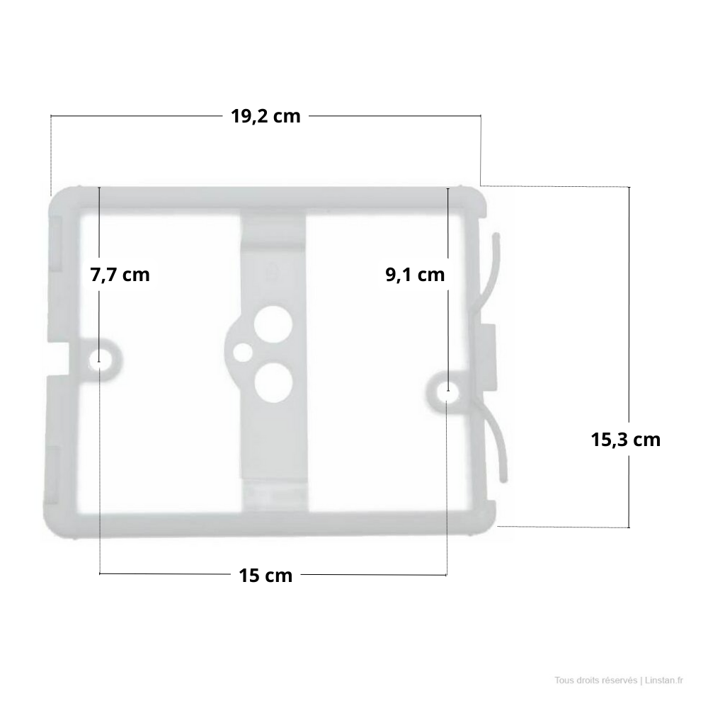 Châssis Siamp | Réf: 34 1243 07 | Pour réservoir encastré Verso 800