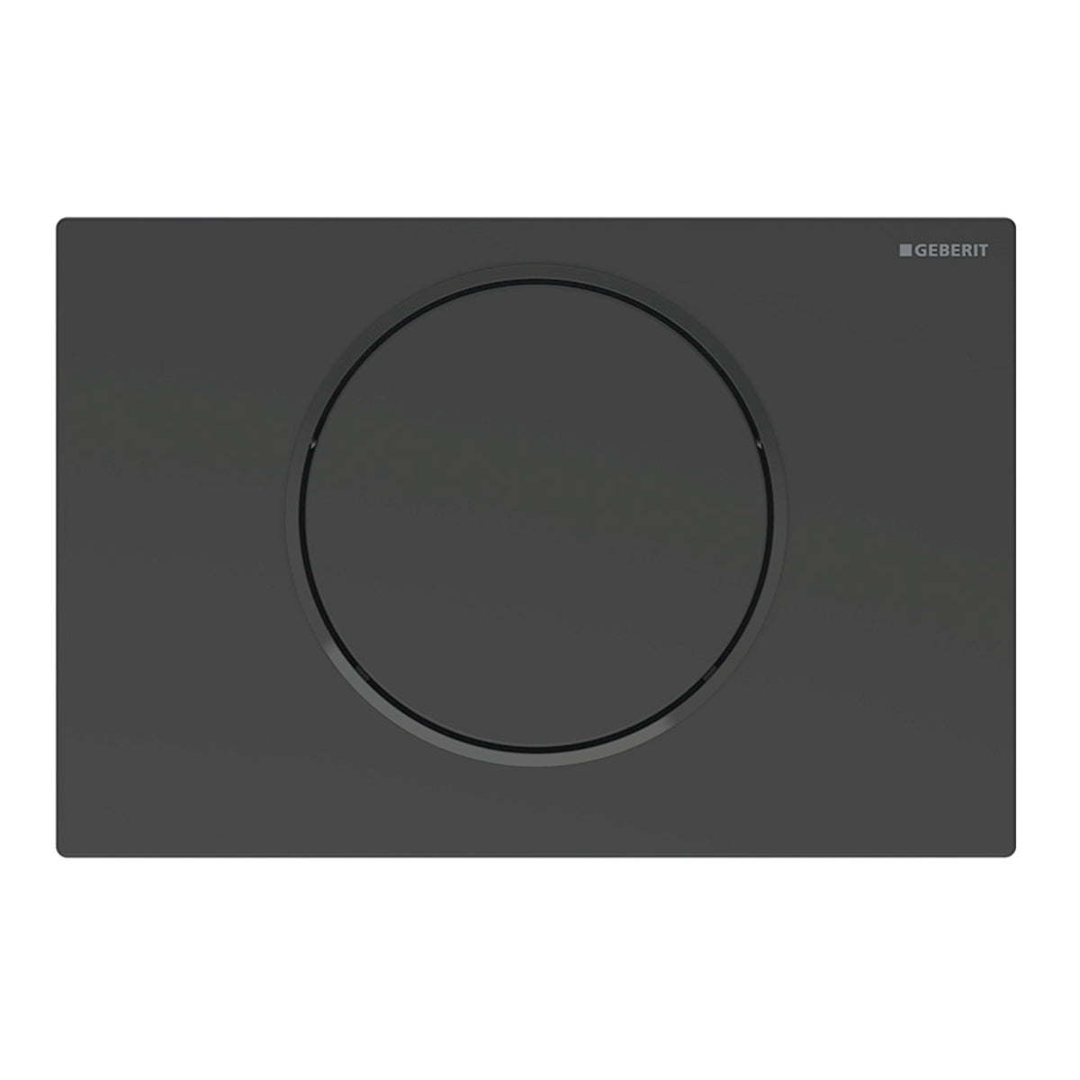 Plaque De Déclenchement Pour Chasse D'eau Geberit Delta UP100 Et Sigma UP320 - Noir Mat - Badundu