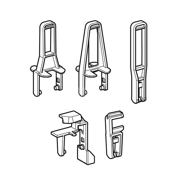 Kit complet d’étrier pour le mécanisme Type 212 Geberit | Réf: 244.844.00.1 | Pour réservoirs encastrés