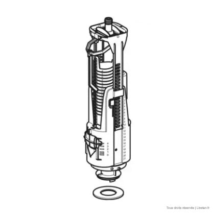 Mécanisme de chasse type 240 double touche Geberit | Réf: 238.542.00.1 | Mécanisme spécial remplacement à l'identique