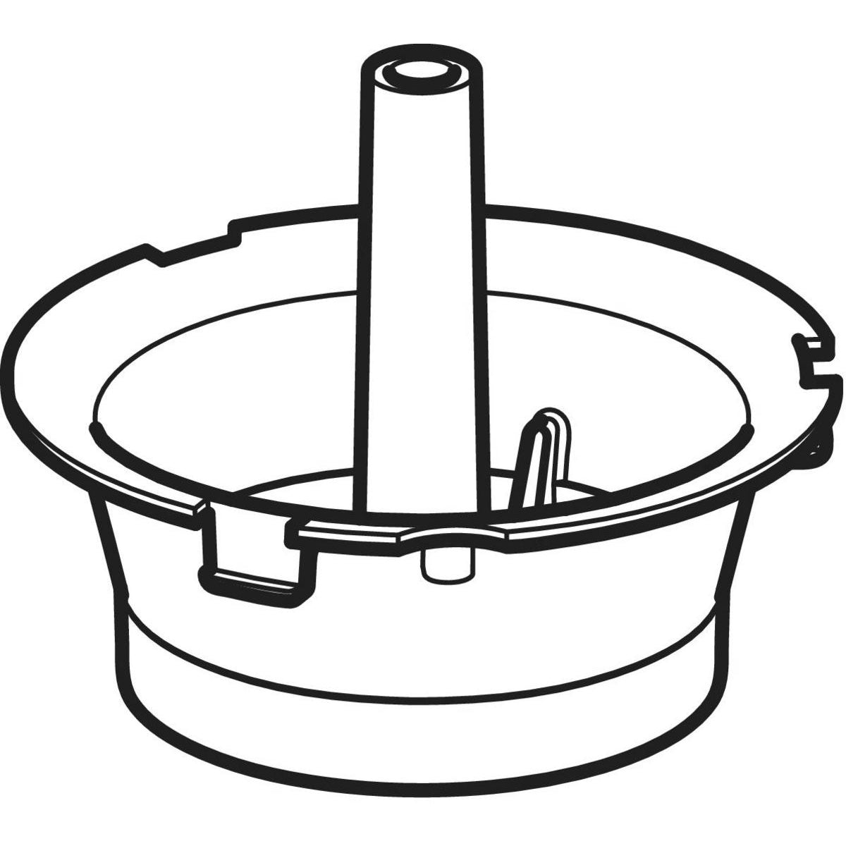 Modérateur de débit, anti-éclaboussure | Réf: 240.344.00.1 | Pour réservoirs apparents AP128, AP140 et panneaux Monolith