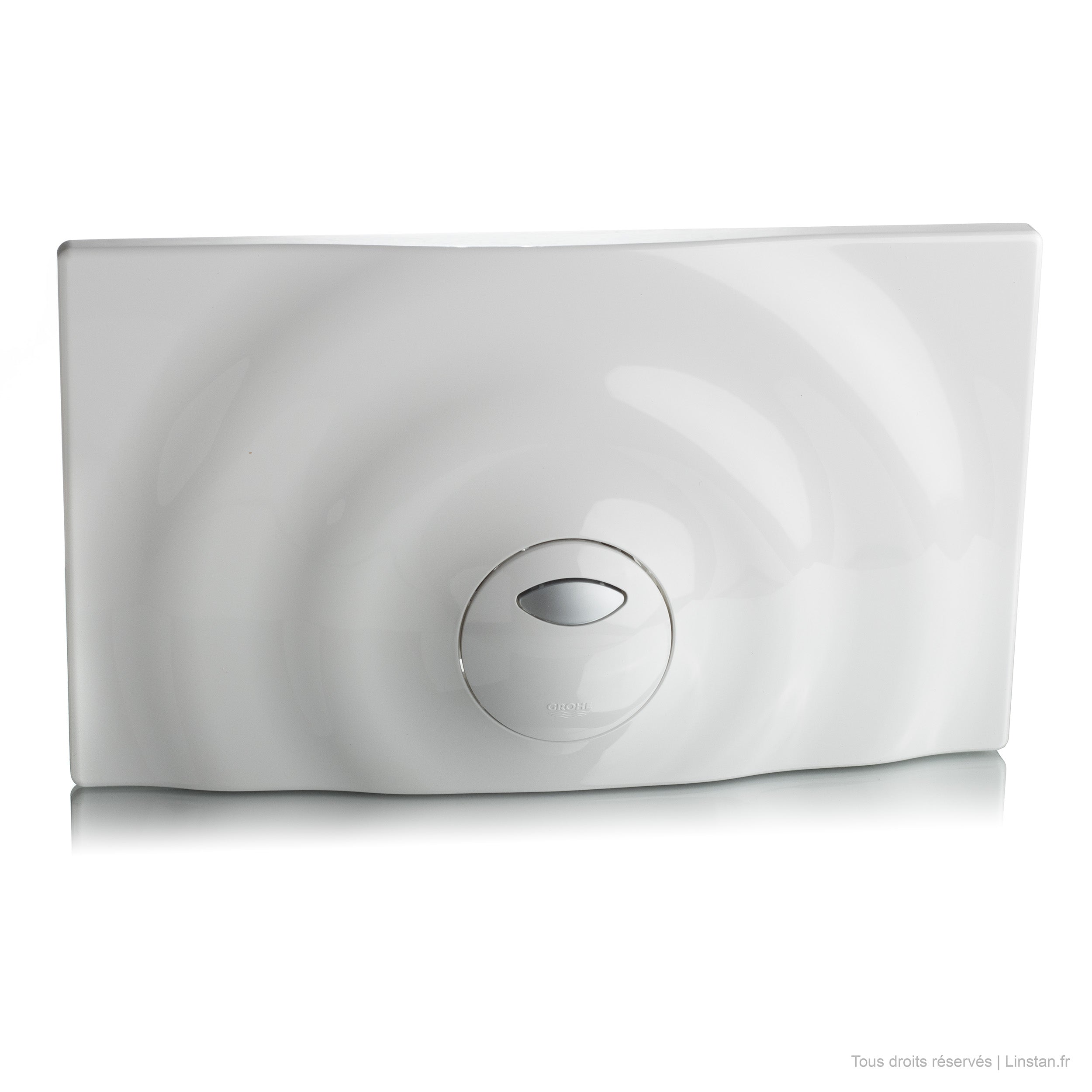 Grohe Flush Plate - Ref 37859SH0 | Surf G Model - Alpine White Finish | Built-in WC