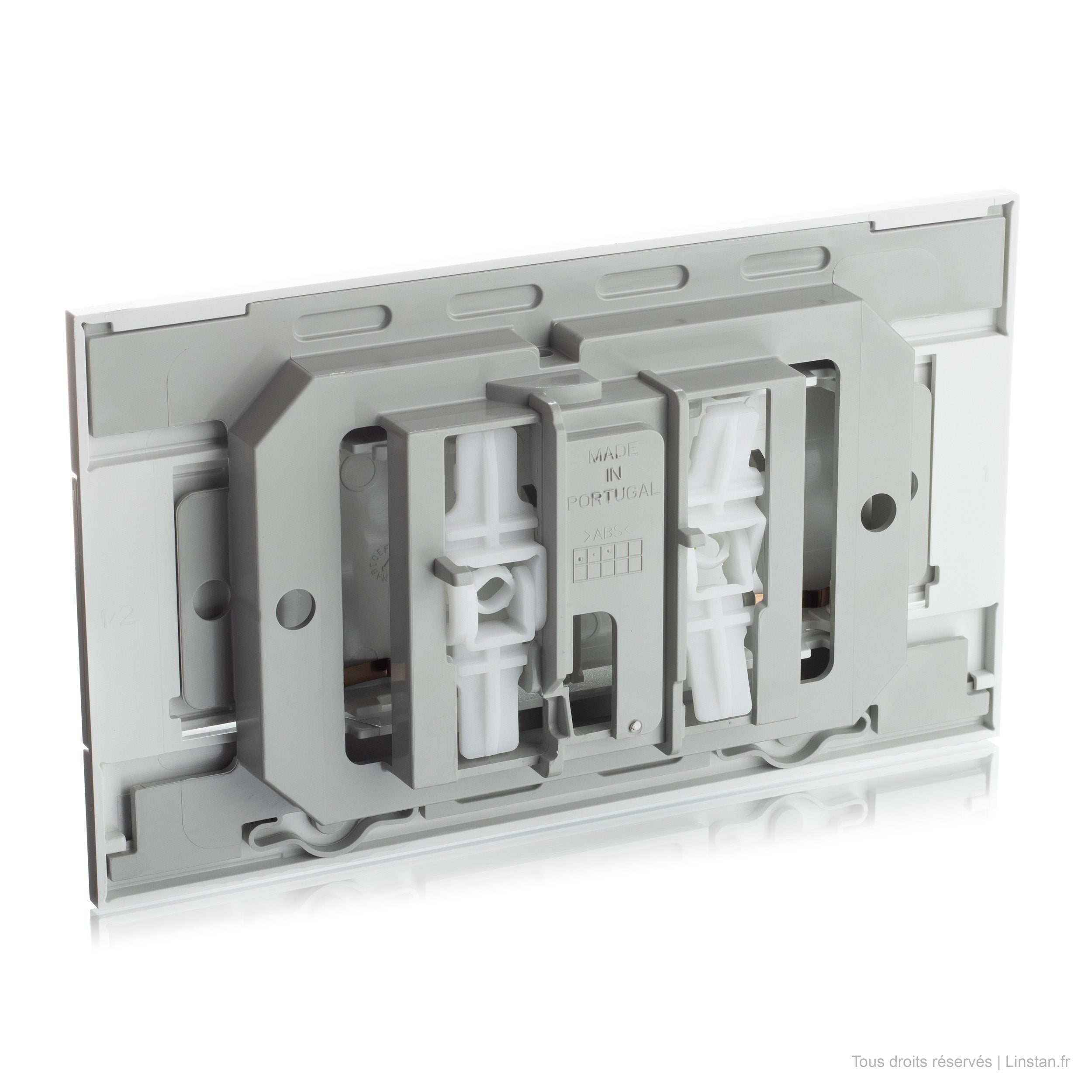 Casino Series Regiplast / Oli Flush Plate | Ref: 173B | White Finish