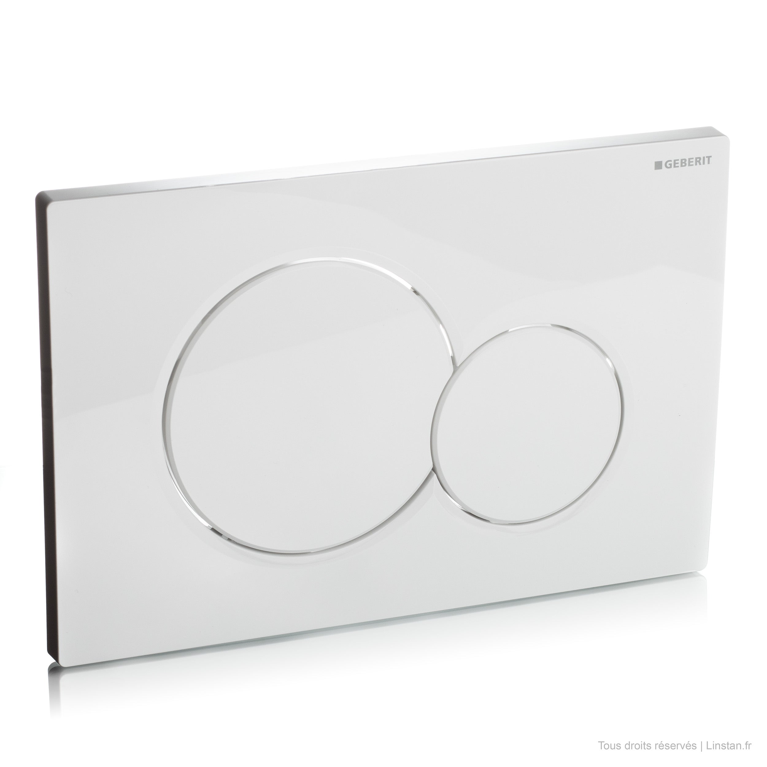 Geberit Sigma01 flush plate | Ref: 115.770.11.5 | White finish